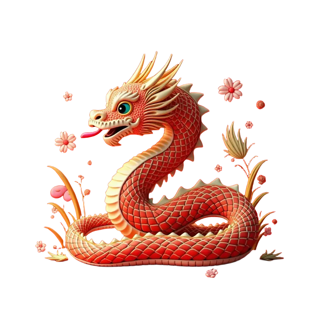 Traditional Chinese Dragon Illustration